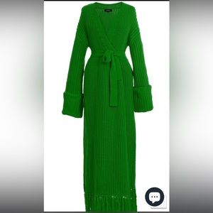 Hanifa Miya Knit Cardigan Sweater Dress S/M